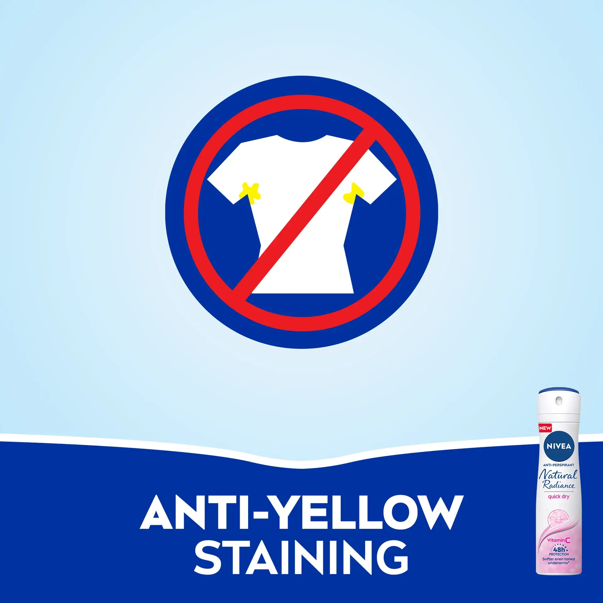 Nivea Antiperspirant Deodorant Spray Natural Fairness For Women 150 Ml - view 5