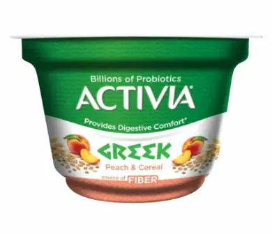 Activia Greek Yoghurt Peach & Cereal 150 Gm - view 1