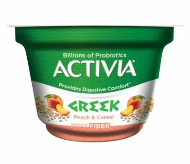 Activia Greek Yoghurt Peach & Cereal 150 Gm
