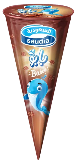 Saudia Baboo Ice Cream Biscuit Chocolate 110 ml