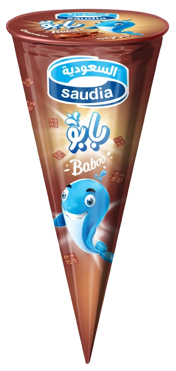 Saudia Baboo Ice Cream Biscuit Chocolate 110 ml