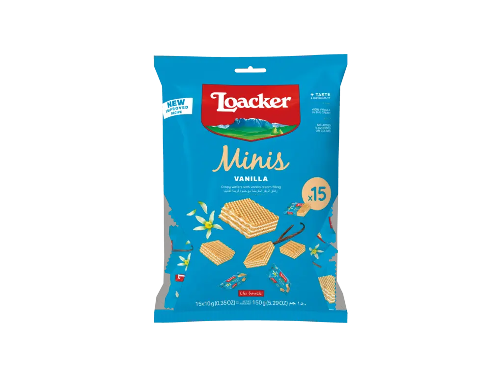 Loacker Minis Vanilla 150 gm - view 1
