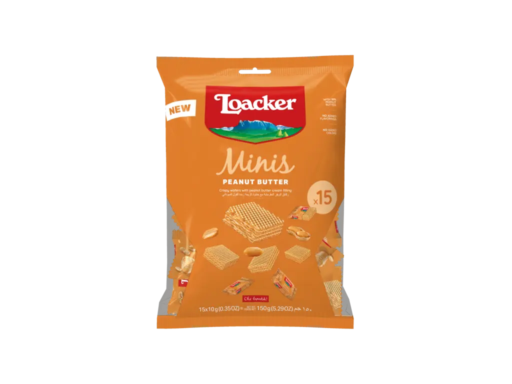Loacker Minis Peanut Butter 150 gm  - view 1