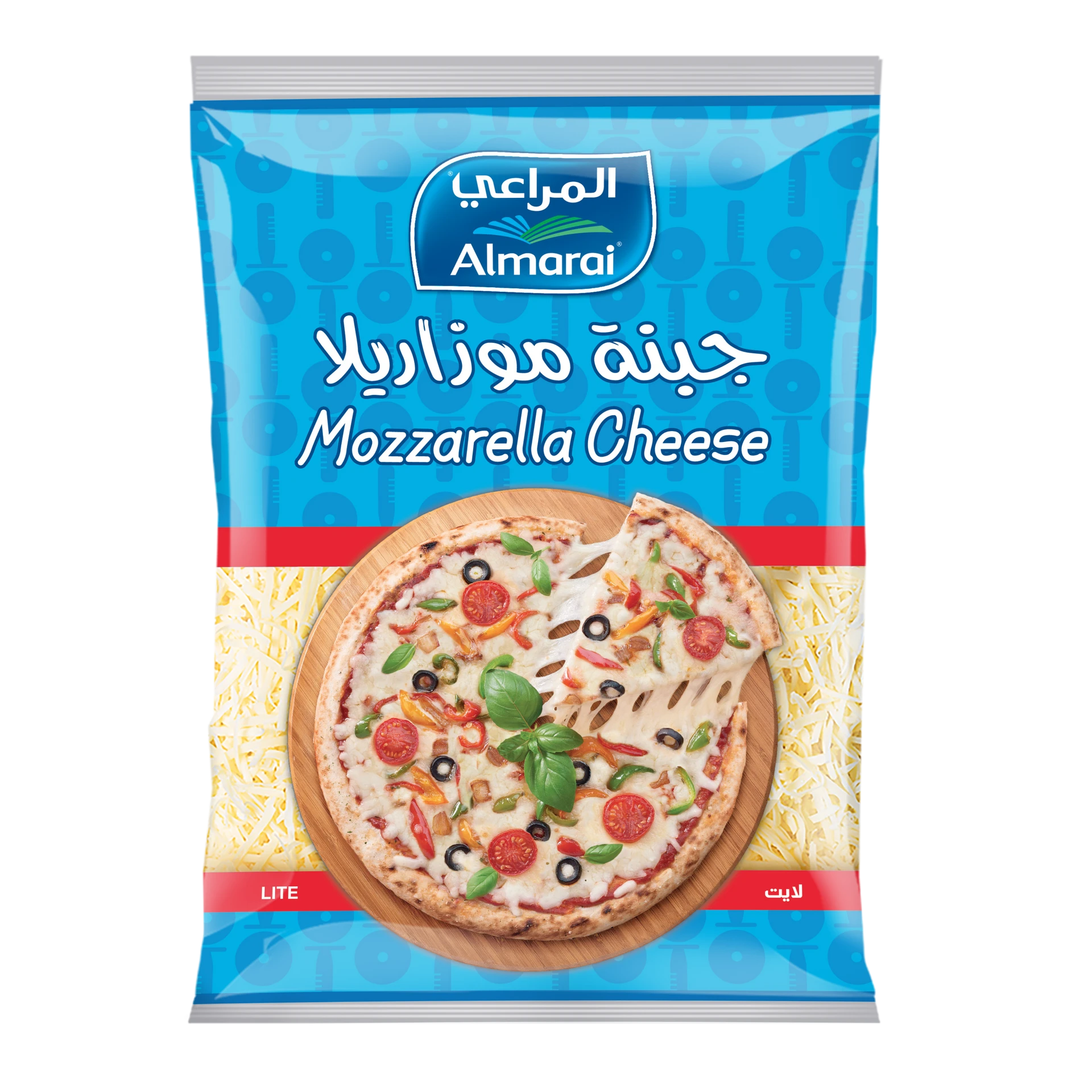 المراعي جبنة موزاريلا مبشورة لايت 180 جم