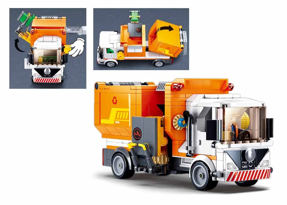 Sluban Town Garbage Truck 326 Pcs - view 4