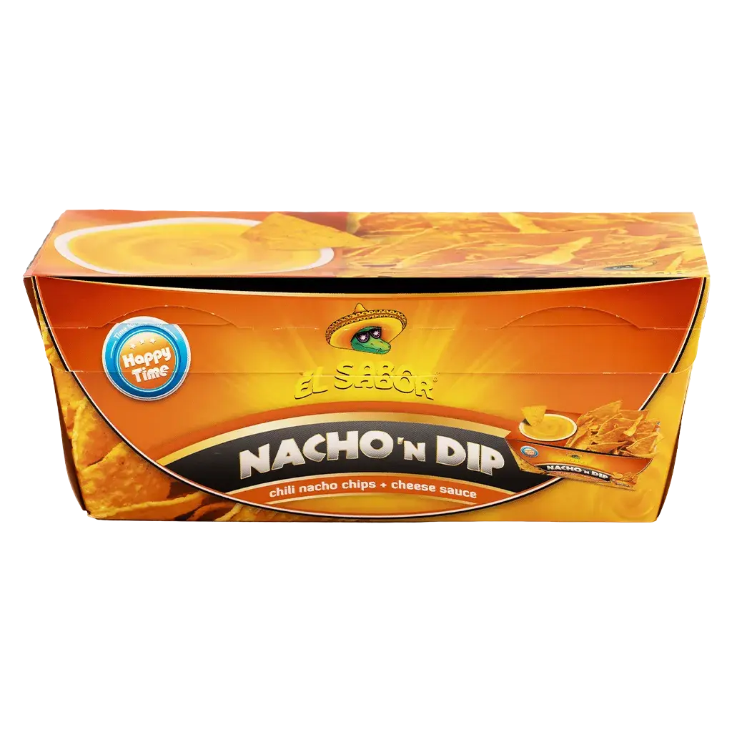 El Sabor Nachos Dip Chili Nacho Chips + Cheese Sauce 175G - view 2