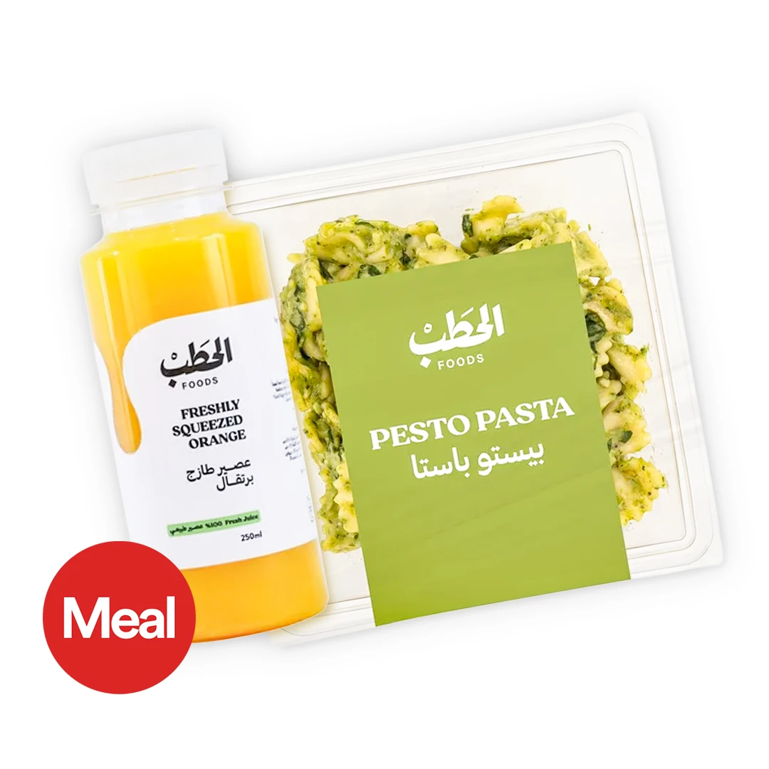 Compo alhatab Pasta,Orange juice