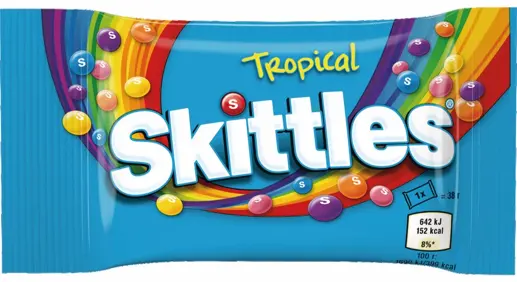 Skittles Tropical Fruits 38 Gm - view 1