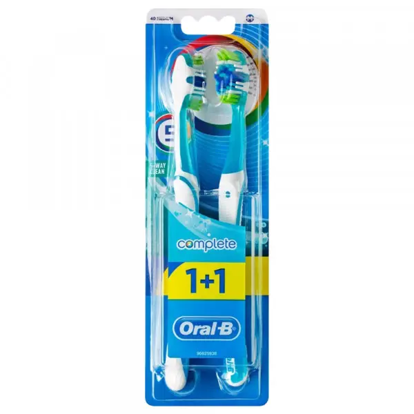 Oral B Toothbrush Complete 5 Way Clean Meduim 1 + 1 Free - view 3