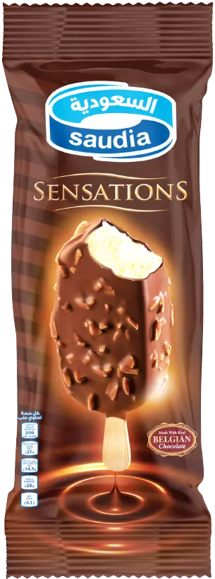 Saudia Ice Cream Chocolate Almond 90 ml - view 1