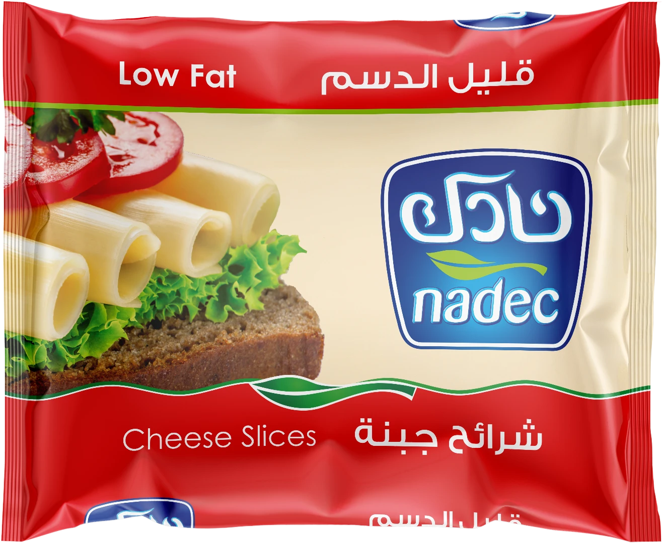 Nadec Cheese Slice Low Fat 200 gm