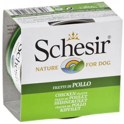 Schesir Dog Chicken Fillets Jelly Can 150 gm - view 1