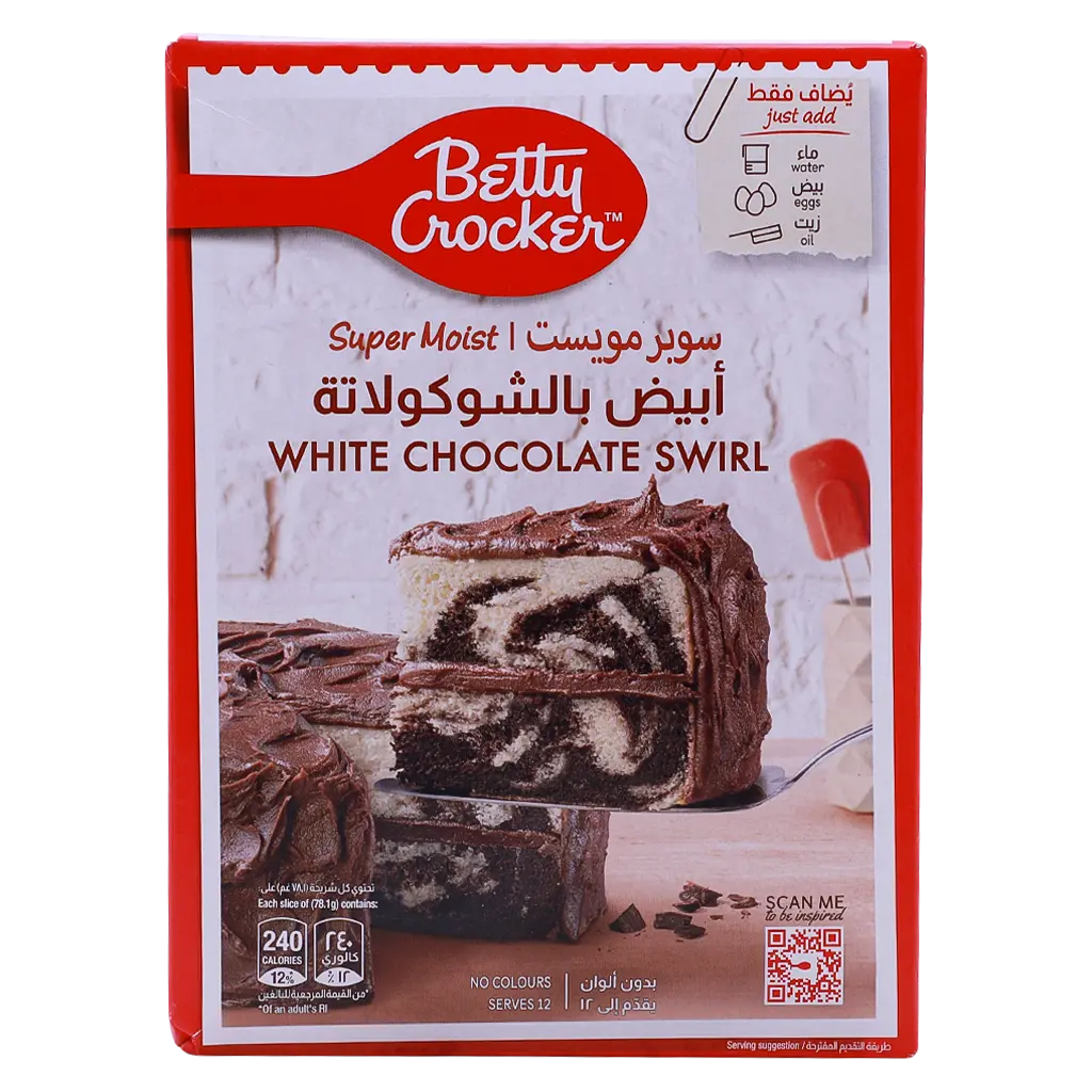 Betty Crocker White Chocolate Swirl Cake 500 gm - view 2