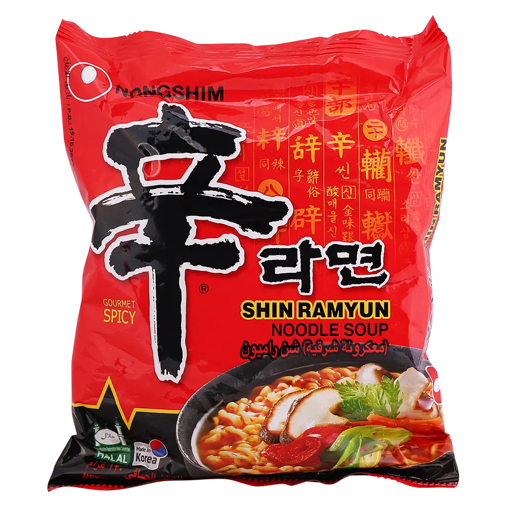 Nongshim Noodles Ramen Shin Ramyun 120 gm - view 2
