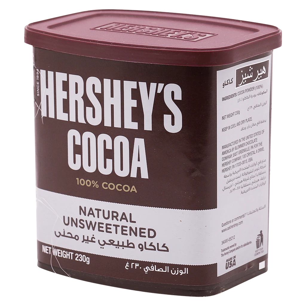 Hersheys Cocoa Powder 100% Cocoa Unsweetend 230 Gm
