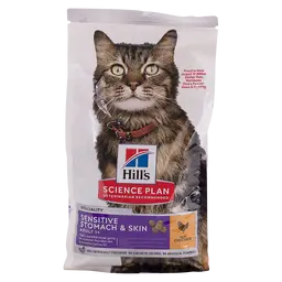 Buy Hill s Science Plan Sensitive Stomach Skin Adult Cat Food with Chicken 1.5kg Ninja Saudi Arabia