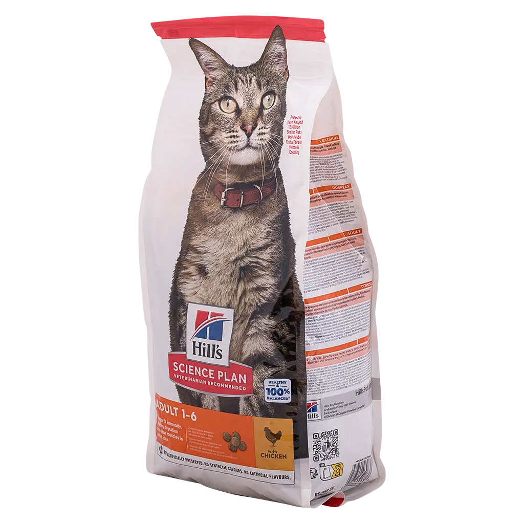 Hill'S Science Plan Adult Cat Food With Chicken 3 kg - view 2