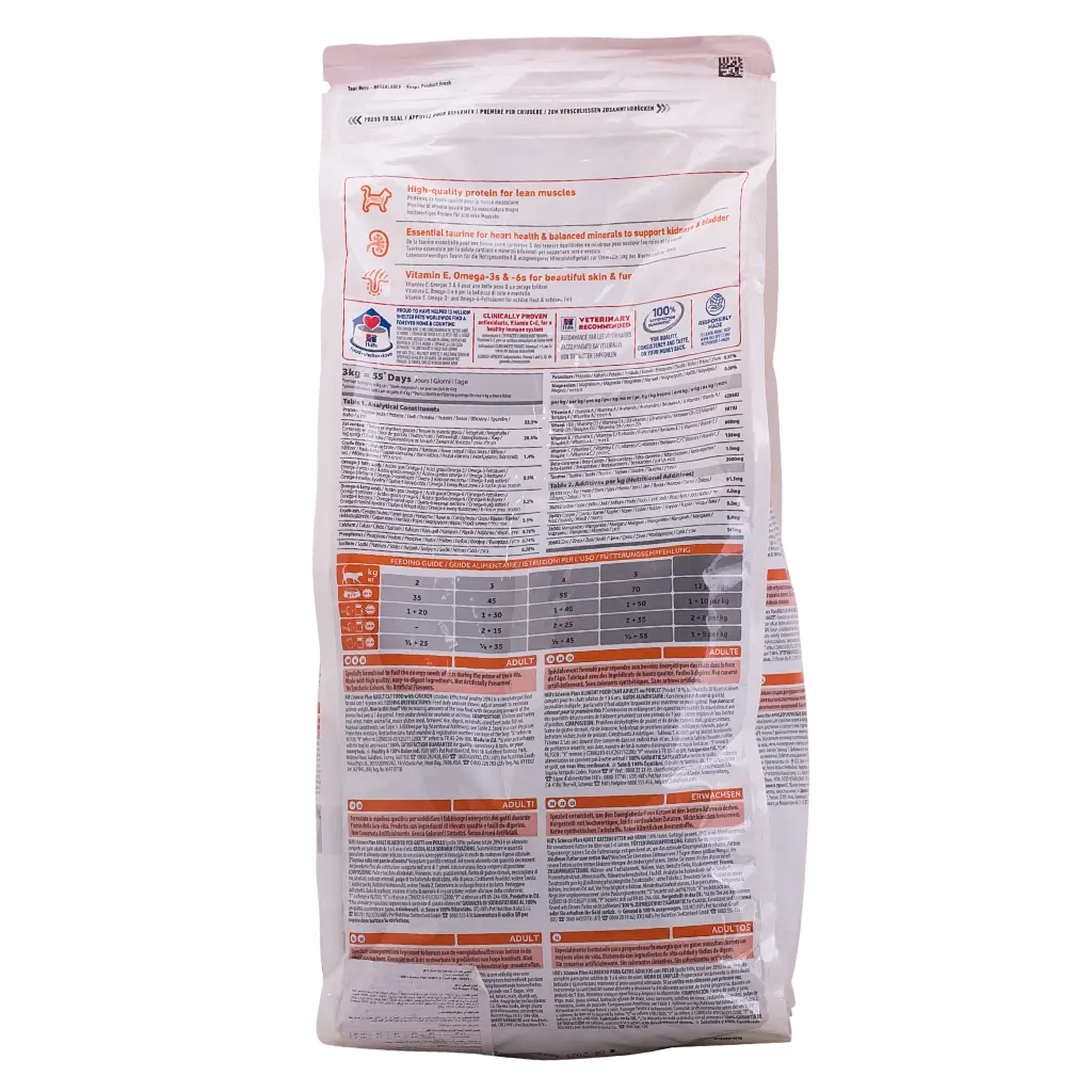 Hill'S Science Plan Adult Cat Food With Chicken 3 kg - view 3