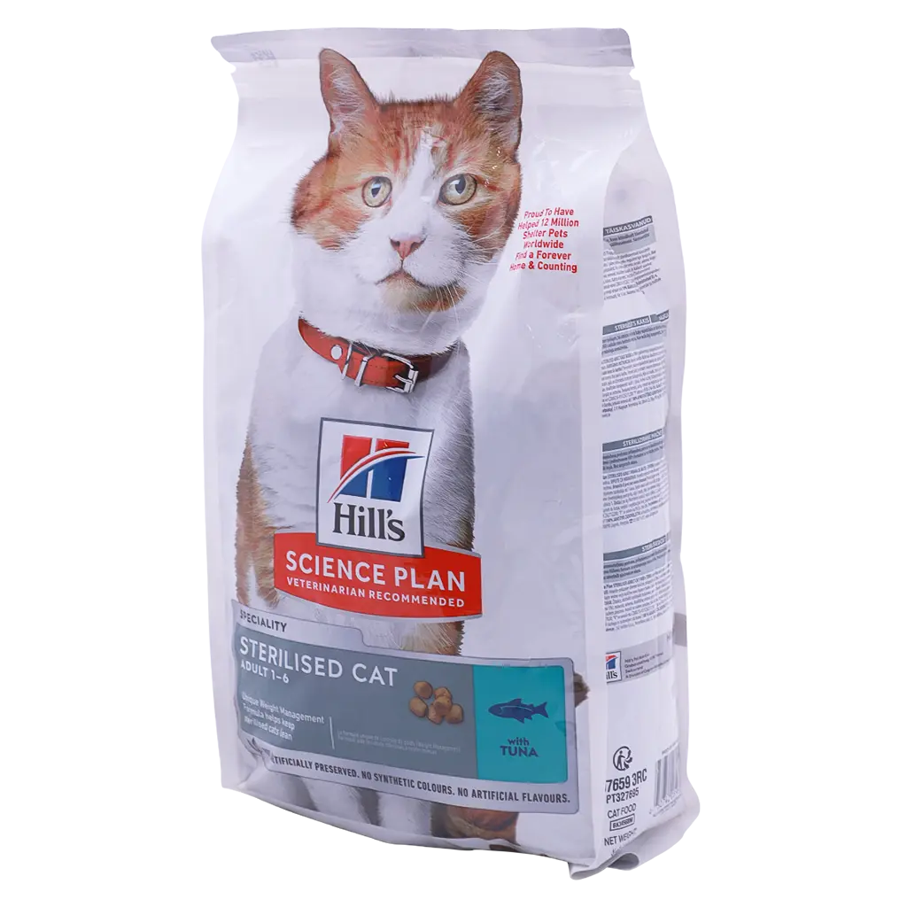 Hill'S Science Plan Sterilised Adult Cat Food With Tuna 1.5 kg - view 1