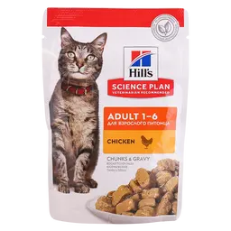 Hills Chicken Pouches 85g for Adult Cats 85 gm