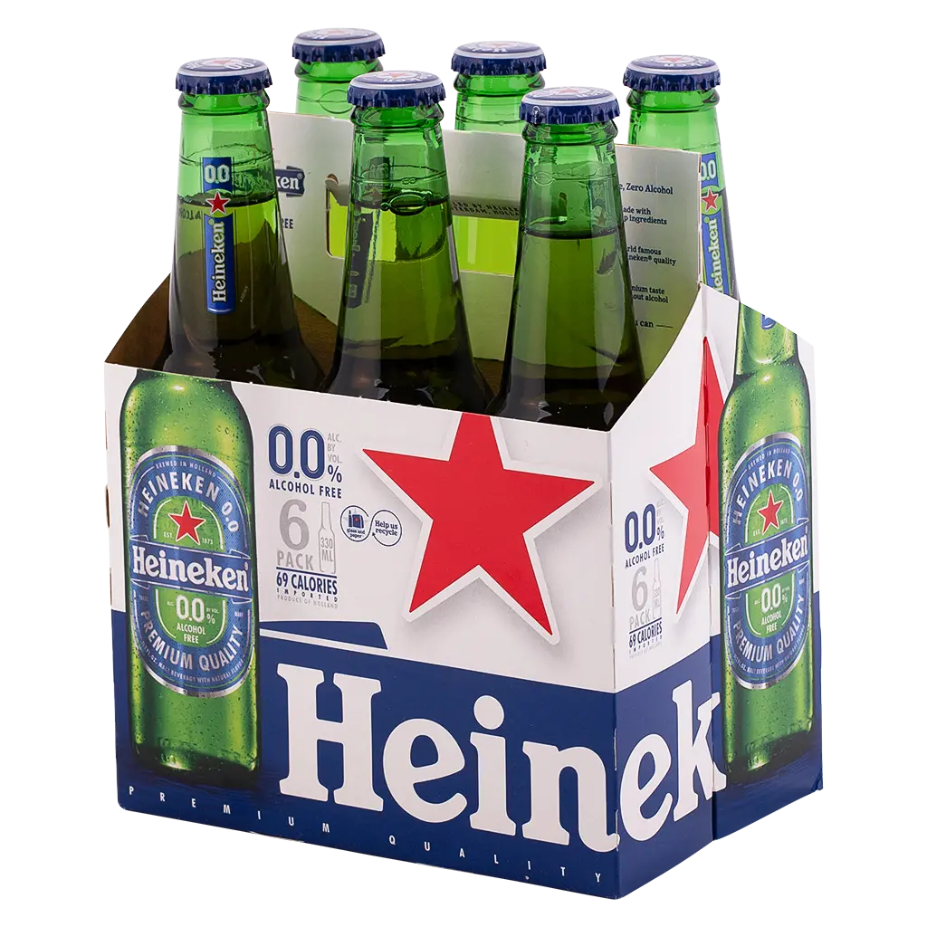 Heineken Non Alcohol Beer 6 pcs 330 ml - view 1