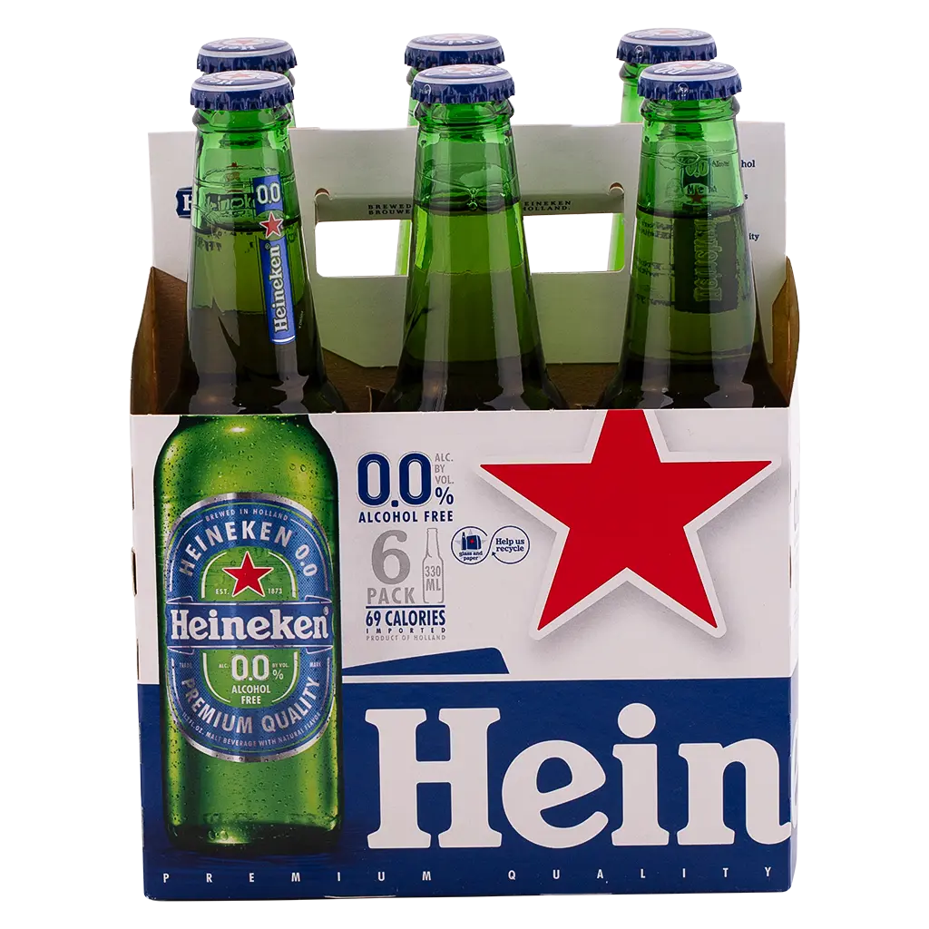 Heineken Non Alcohol Beer 6 pcs 330 ml - view 2