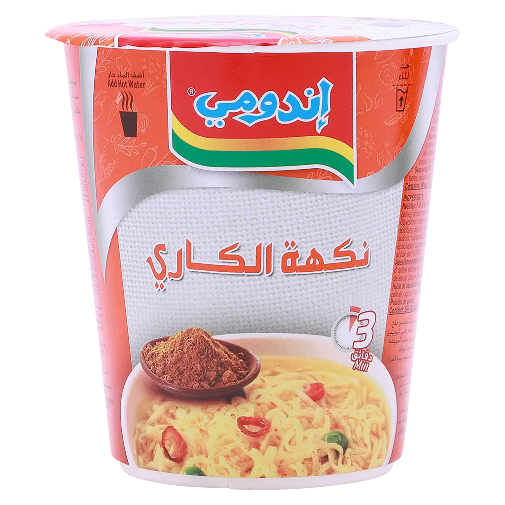 Indomie Cup Noodle Curry Flavour 60 gm - view 1