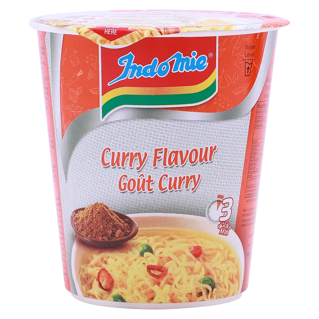 Indomie Cup Noodle Curry Flavour 60 gm - view 2