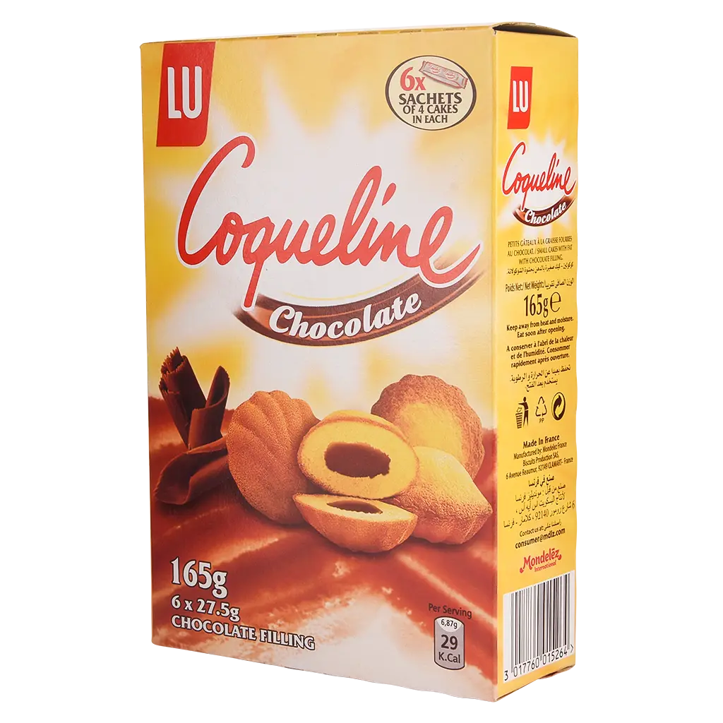 Lu Coqueline Chocolate 165 gm  - view 1