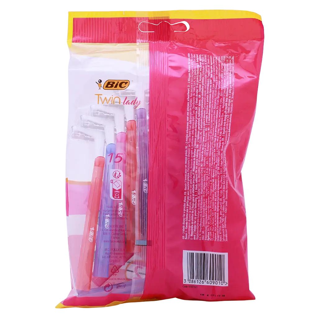Bic Twin Lady 2 Blade Razor For Women 10+5 Free - view 2