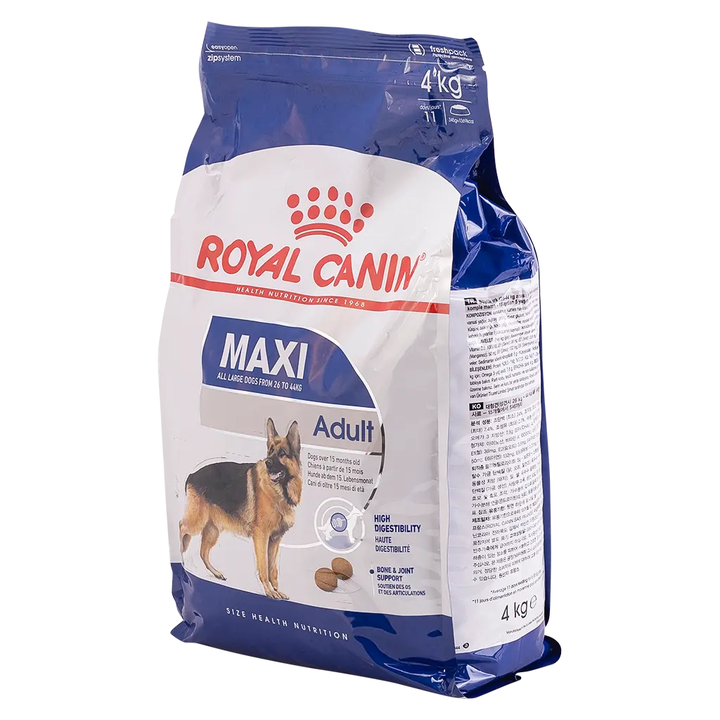 Royal Canin Maxi Adult Pellet Dog Food Chicken 4 kg - view 1
