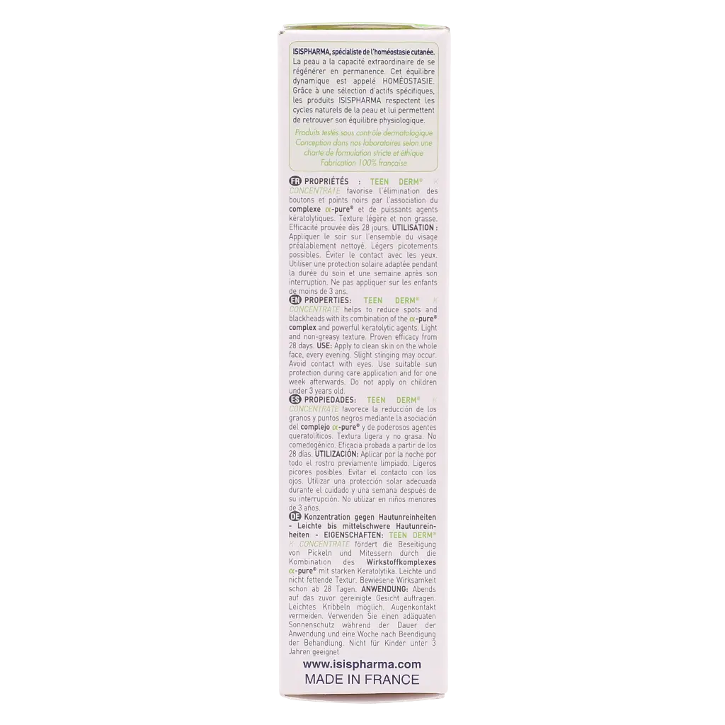 Isis Pharma Teen Derm K Concentrate Peeling 30 ml - view 3