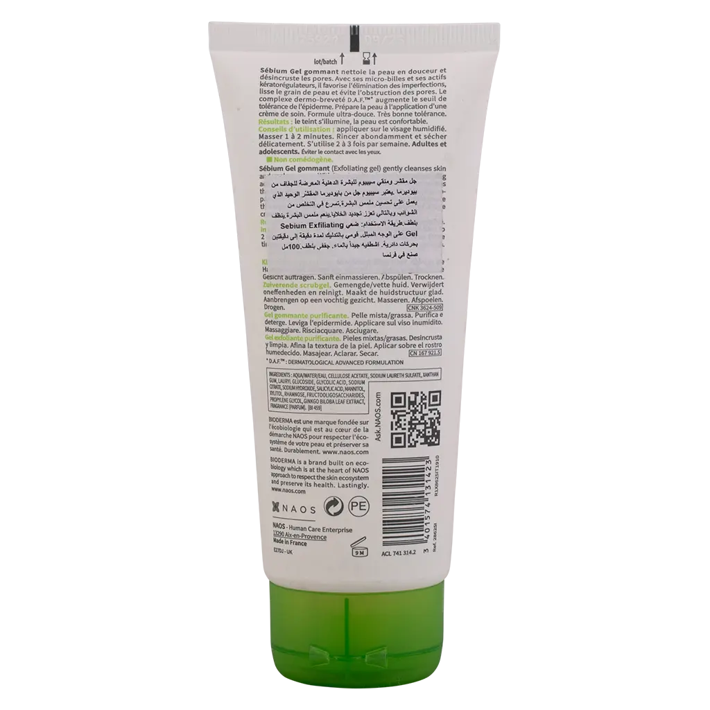Bioderma Scrub Sebium Gommant Exfoliating 100 ml - view 2