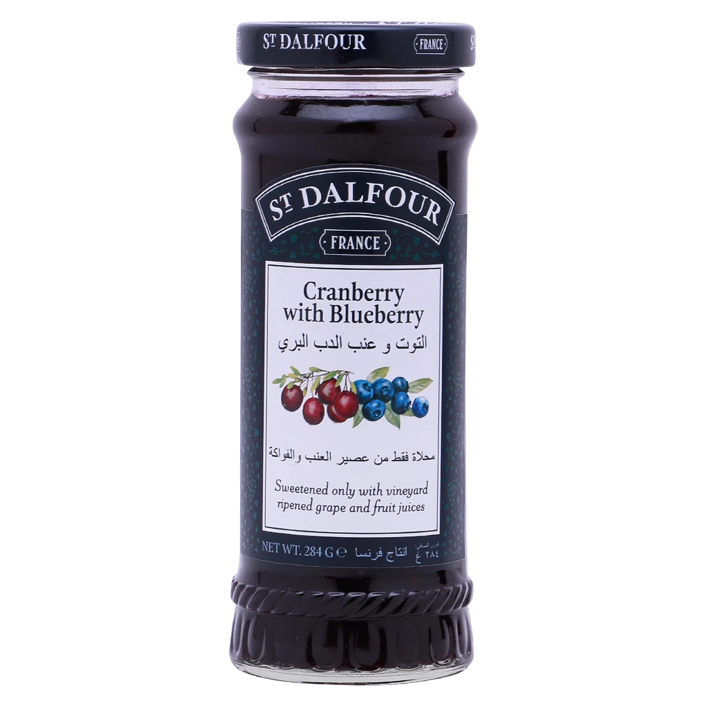 St. Dalfour Cranberry with Blueberry 284 gm
