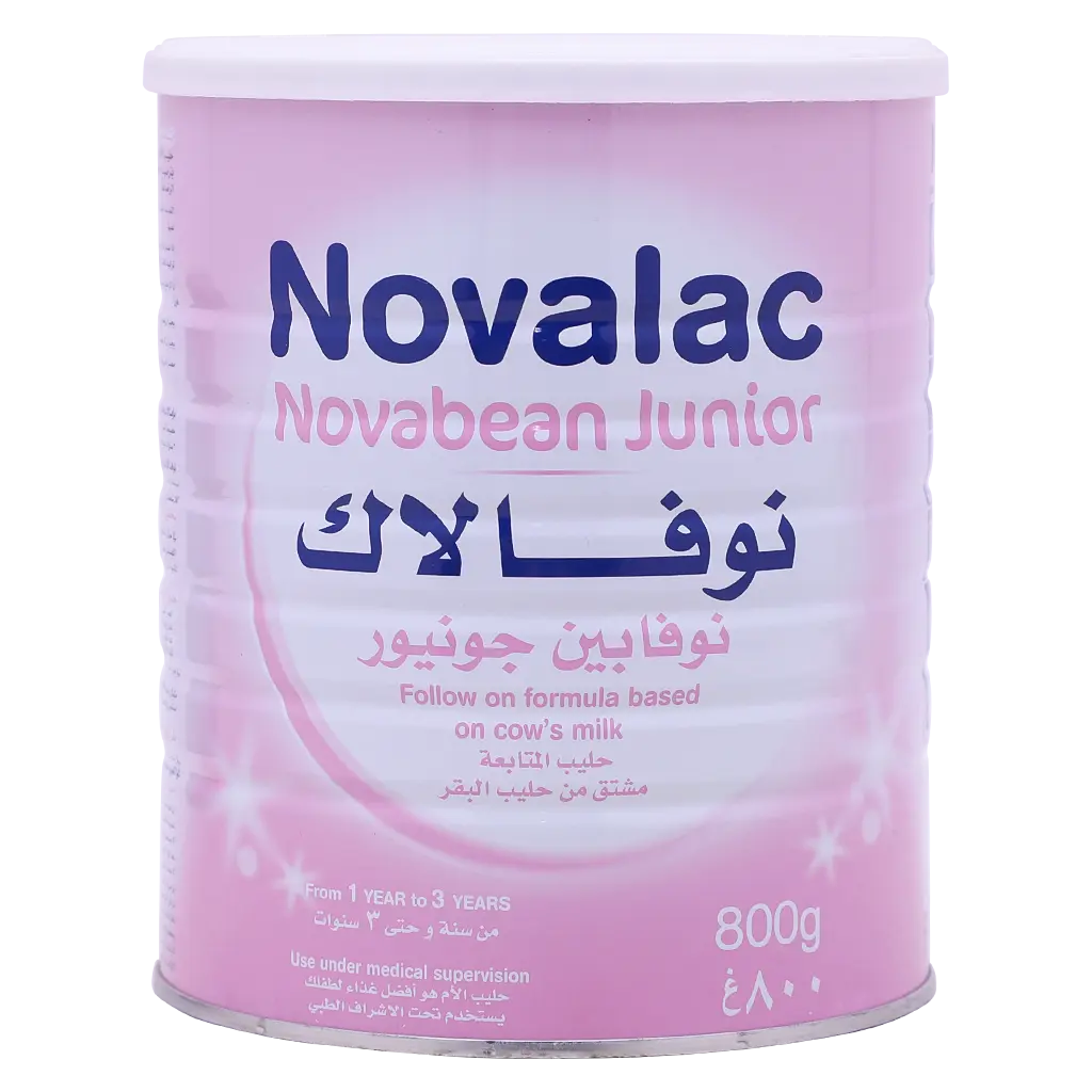 Novalac Novabean Junior Baby Milk From 1-3 Yrs 800 gm - view 1
