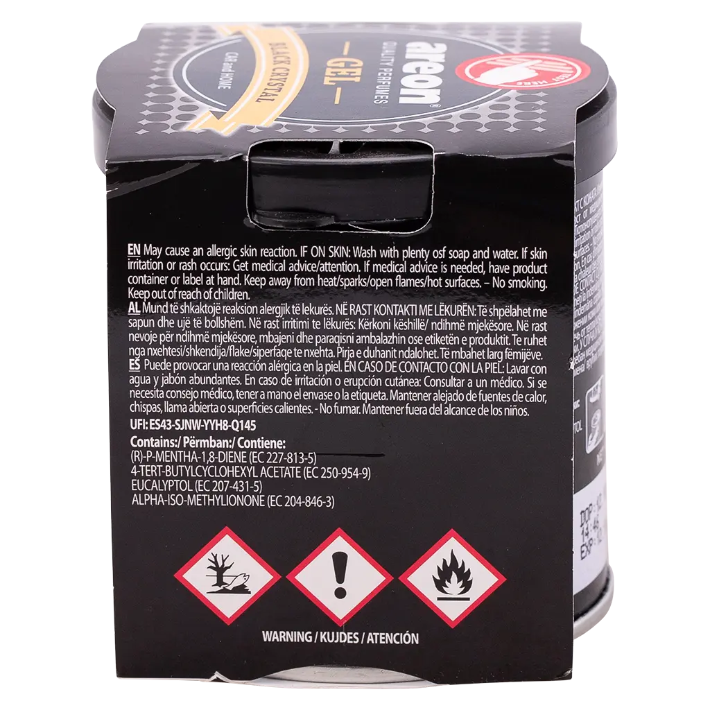 Areon Gel Black Cristal 80 gm - view 4