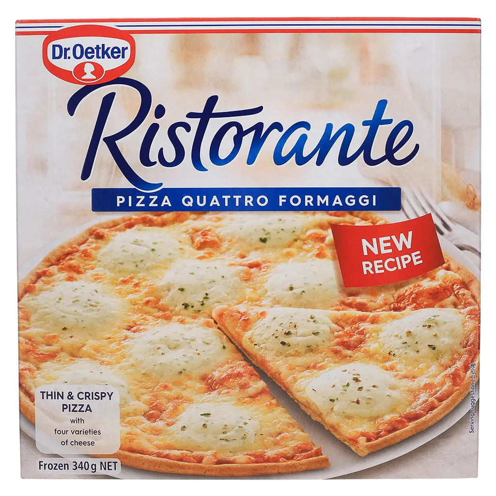Dr. Oetker Pizza Quattro Formagrgri Frozen With Four Cheeses 340 gm - view 3