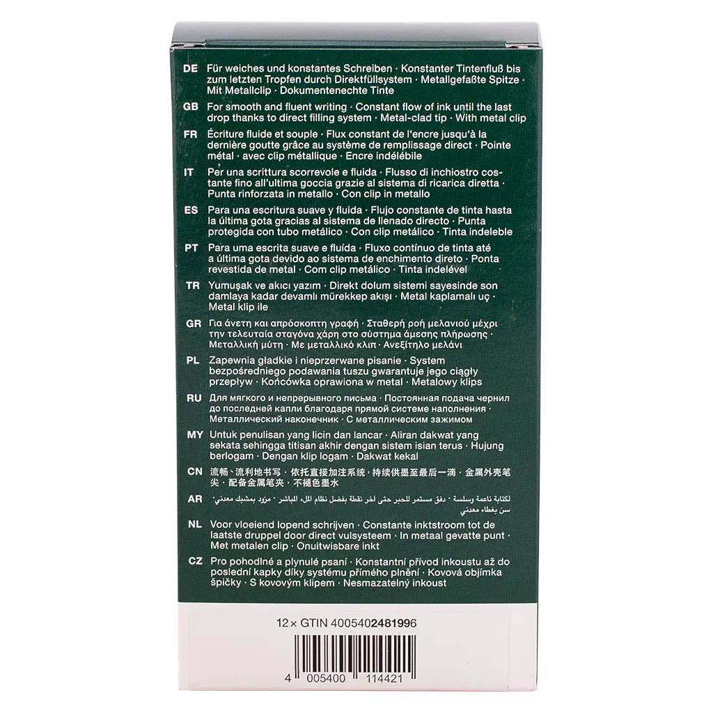 Faber Castell Free Ink Roller 0.7mm Black set of 12 - view 3