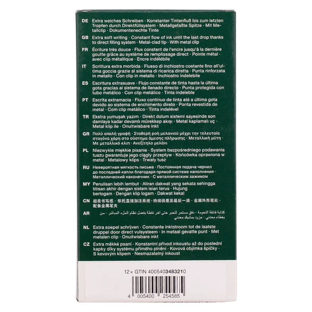 Faber Castell Free Ink Roller 1.5mm Red set of 12 - view 3