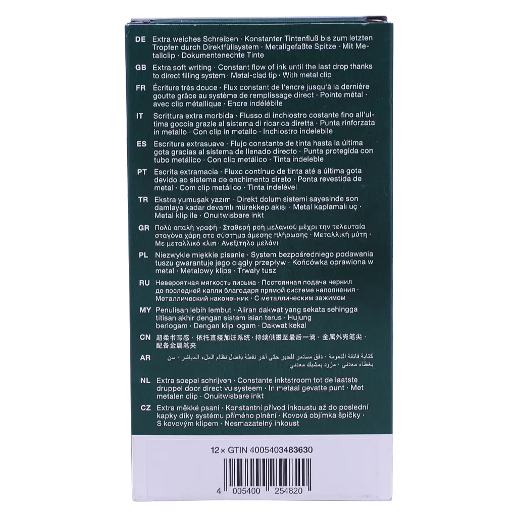 Faber Castell Free Ink Roller 1.5mm Green set of 12 - view 3