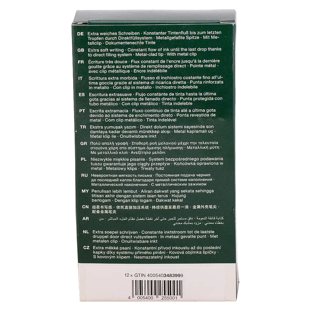 Faber Castell Free Ink Roller 1.5mm Black set of 12 - view 3