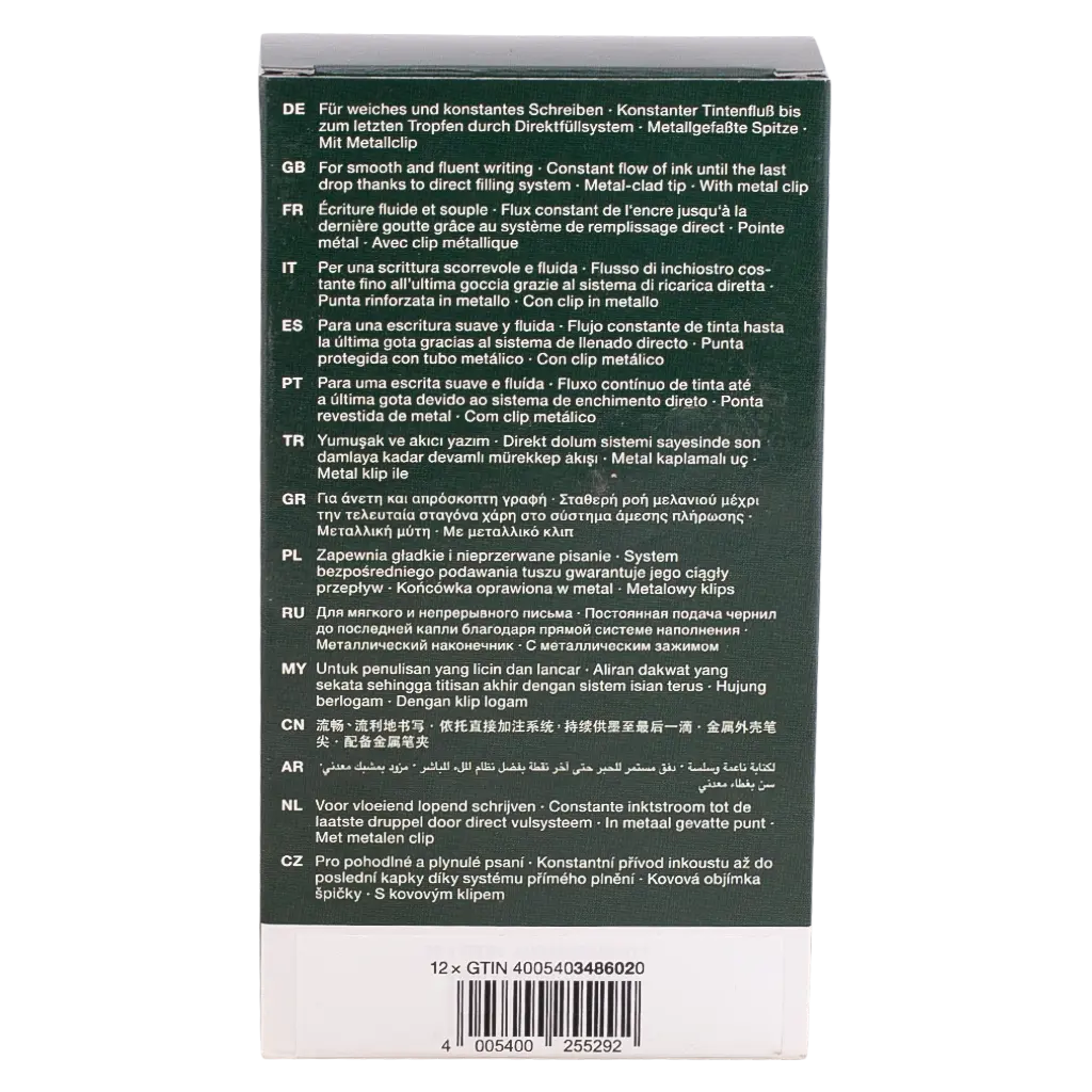 Faber Castell Free Ink Roller Needle 0.5mm Black set of 12 - view 5