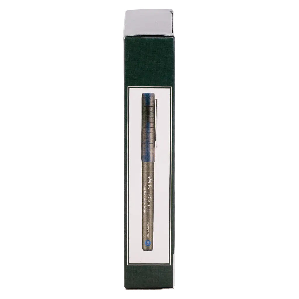 Faber Castell Free Ink Roller Needle 0.5mm Black set of 12 - view 6