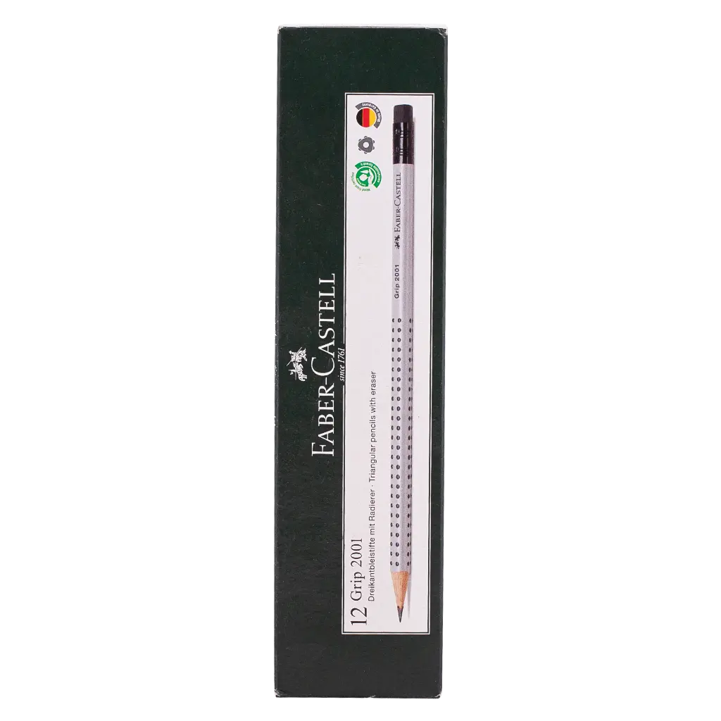 Faber Castell Graphite Pencil Grip 2001 Silver set of 12 - view 2