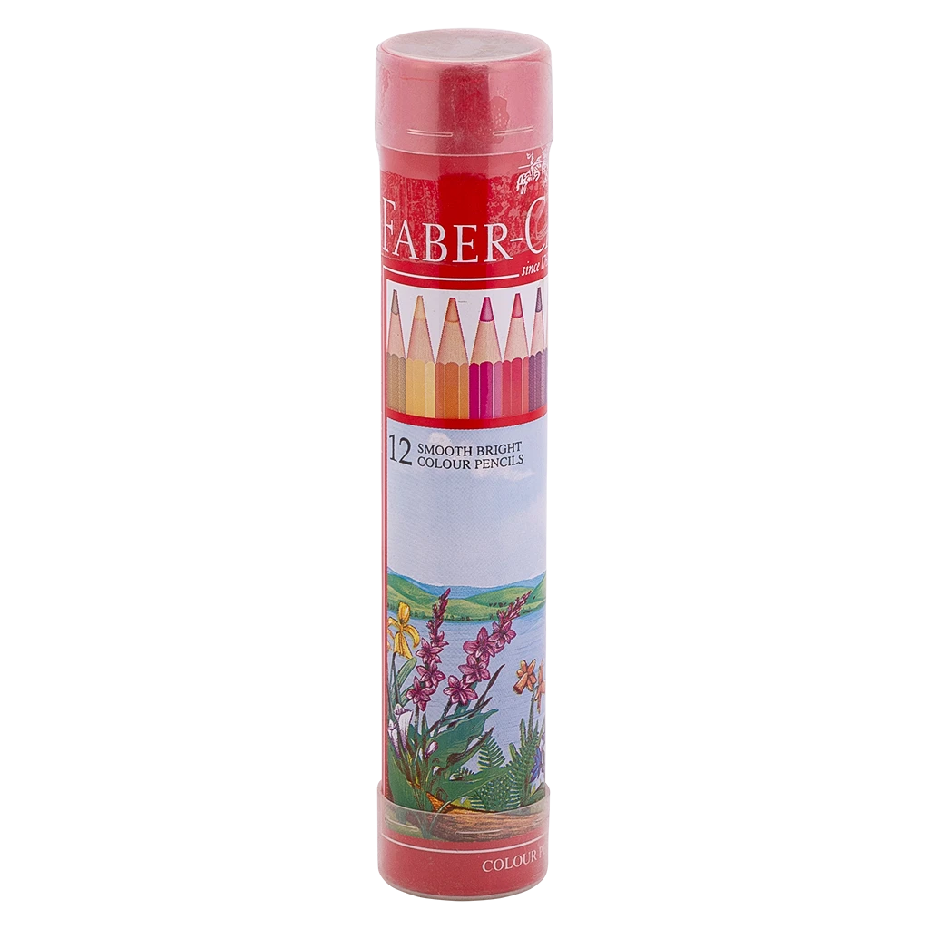 Faber Castell Classic Round Tin Case 12 color