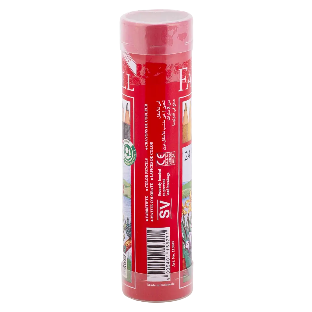 Faber Castell Classic Round Tin Case 24 24 color - view 2