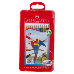 Faber Castell Water Flat Tin Case 12color