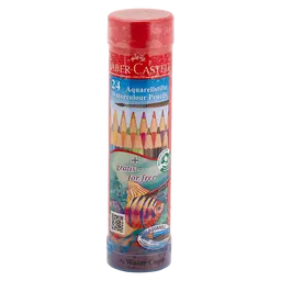 Faber Castell Water Round Tin Case 24color