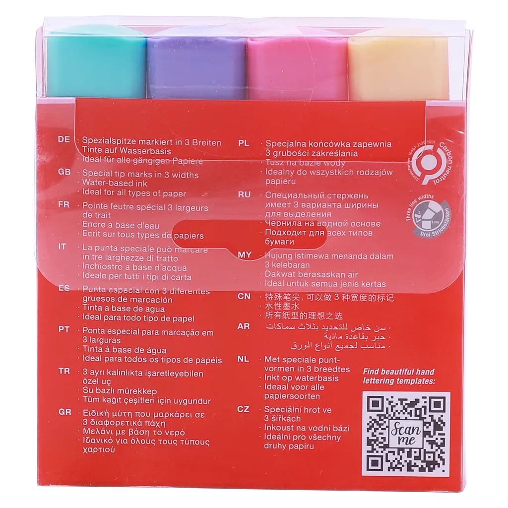 Faber Castell Textliner 46 Superfluor Pastel  set of 4 - view 2