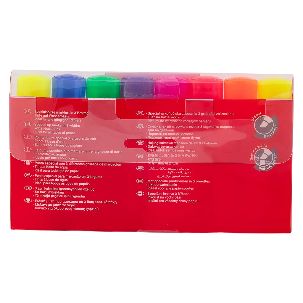 Faber Castell Textliner 46 Superfluor Basic set of 8 - view 3